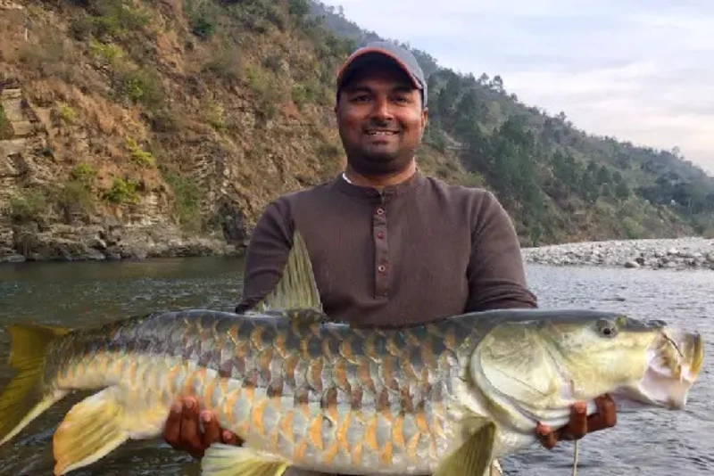 Fishing in the Ramganga River